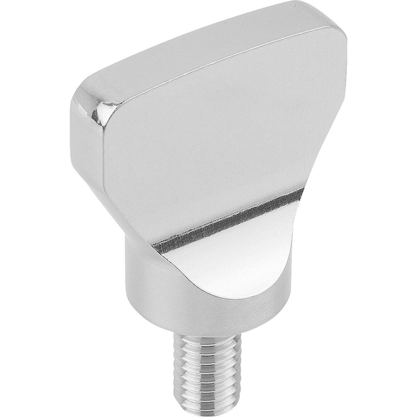 Kipp Wing Screw Hygienic Usit D=M04X8 4X19, A=20 Stainless Steel 1.4404, Polished K1313.2004X8 - main